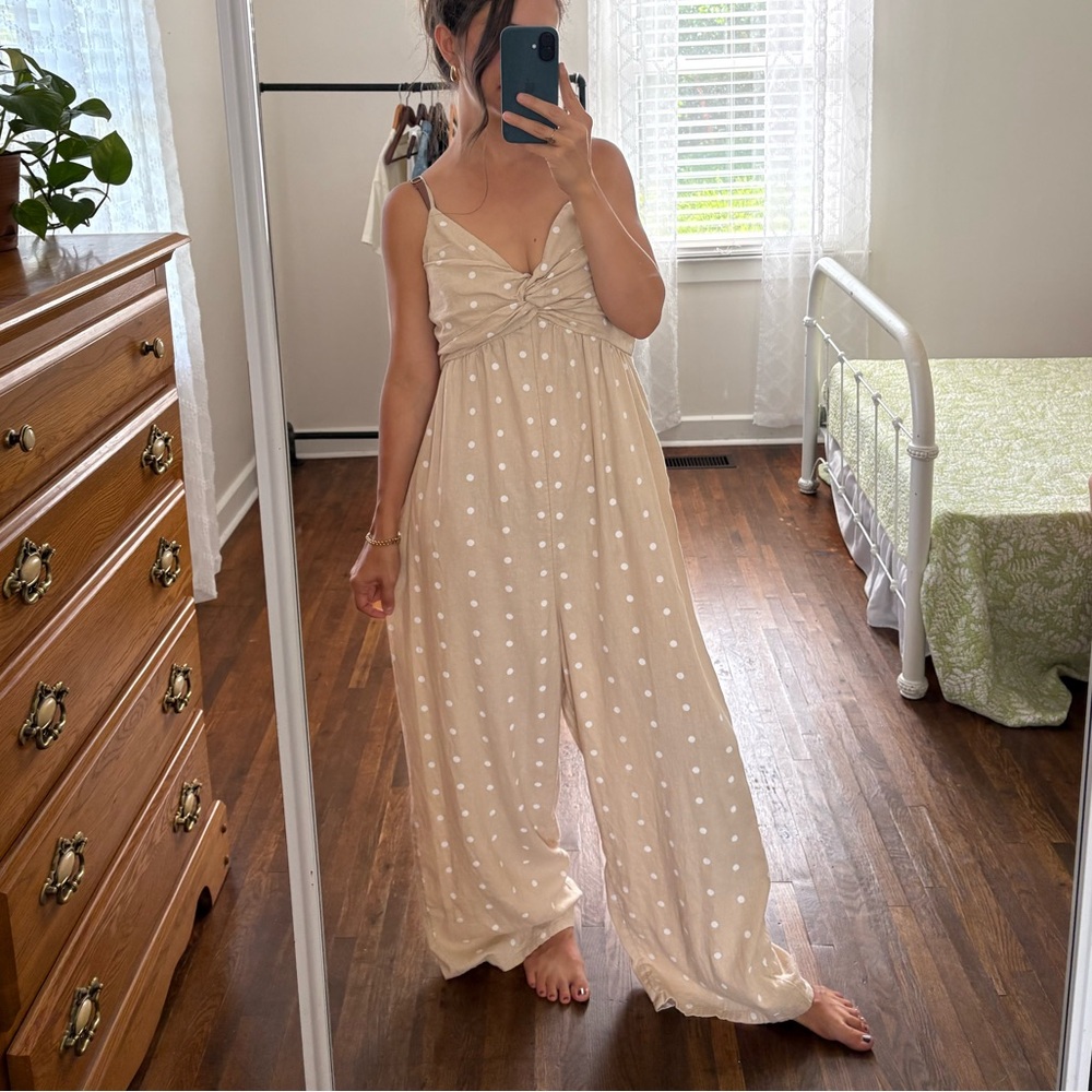 Linen Blend Jumpsuit